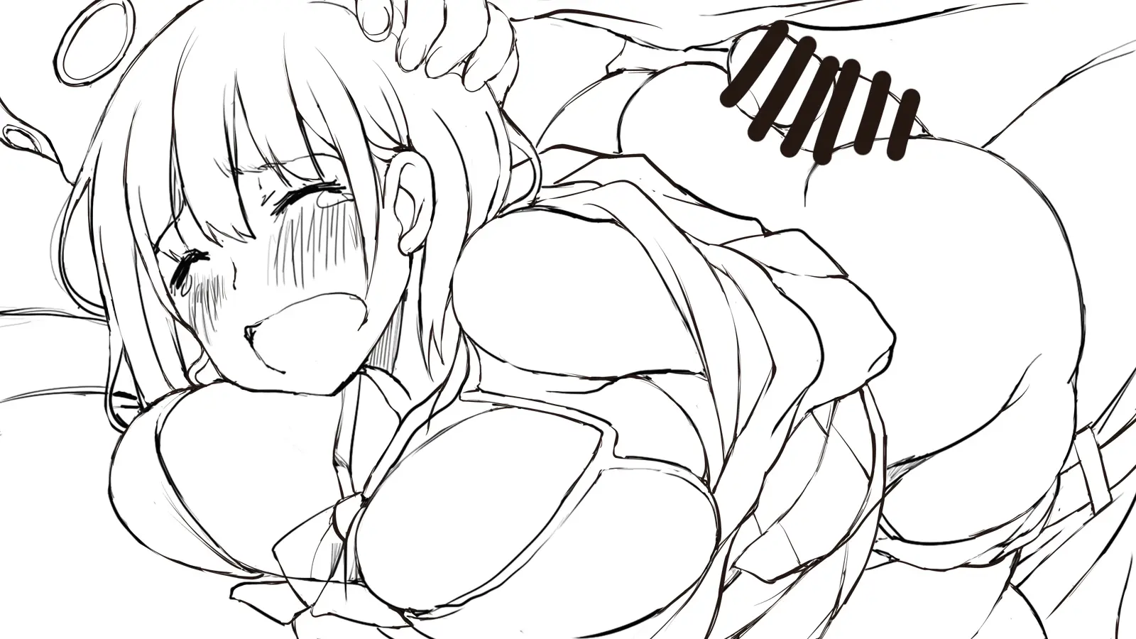 Watashi To Kareshi To Aitsu No Jijou_Rough Sketch